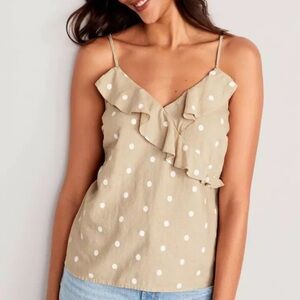 Old Navy Printed Ruffled Wrap-Effect Cami Blouse For Women